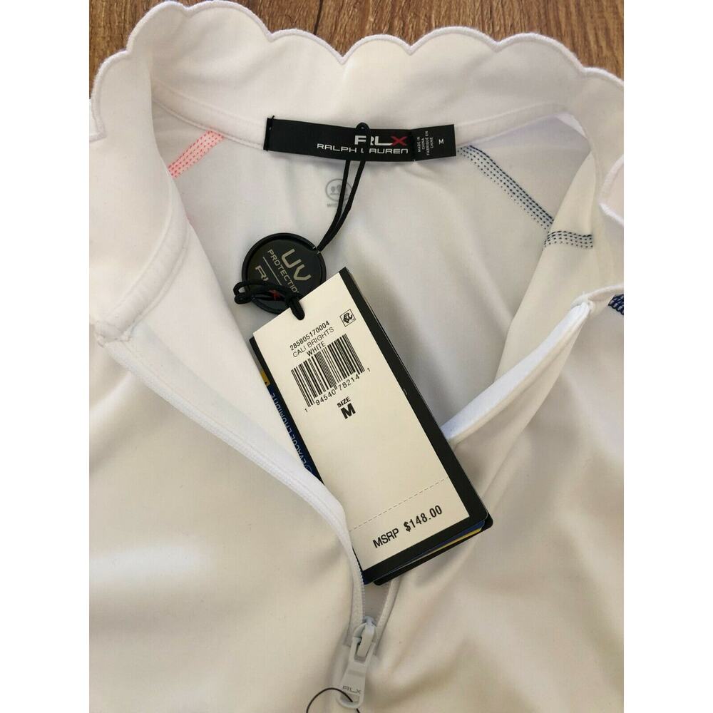 Ralph Lauren RLX Golf Women's Scallop Collar Powerstretch Jacket Size M NWT - Picture 12 of 16